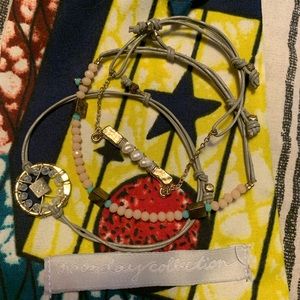 Noonday set of three bracelets